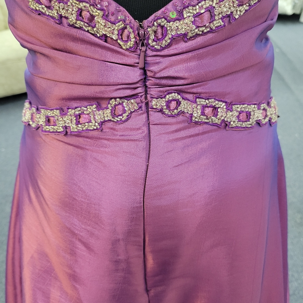 CASSANDRA STONE AMETHYST DRESS - Picture 9 of 13
